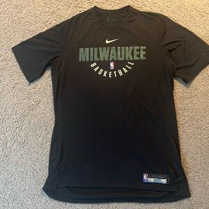 PLAYER ISSUED TALL Nike Milwaukee Bucks Elite Warm-Up Top shirt jersey PE XL NBA